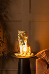 Quirky Gold Lion Lamp - thumbnail 3
