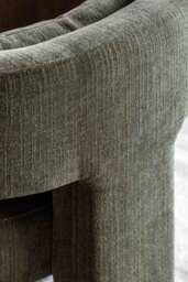 Modern Green Accent Chair with Bolster Cushion - thumbnail 5