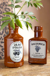 Olio d'Oliva Ceramic Bottle Vase - thumbnail 3