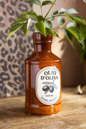 Olio d'Oliva Ceramic Bottle Vase