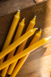 Beautiful Dinner Candle - Honey Yellow - thumbnail 4