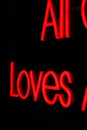 All Of Me Loves All Of You Neon Wall Light - thumbnail 3