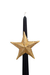 Antique Gold Star Dinner Candle Ring - thumbnail 5