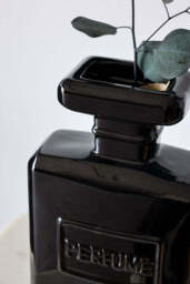 Black Perfume Bottle Vase - thumbnail 3