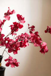 Red Ochre Beautiful Artificial Flower Stem - thumbnail 3