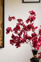 Red Ochre Beautiful Artificial Flower Stem - thumbnail 4