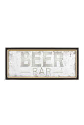 Vintage-Style Beer Bar Mirror - thumbnail 4