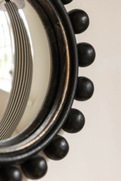 Black Bobbin Convex Mirror - thumbnail 3