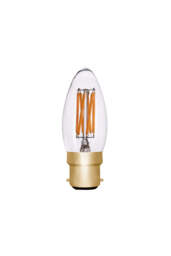 Candle B22 4W Clear LED Light Bulb - thumbnail 5
