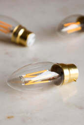 Candle B22 4W Clear LED Light Bulb - thumbnail 1