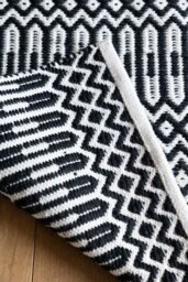 Halsey Monochrome Geometric Rug - 3 Sizes Available - thumbnail 5
