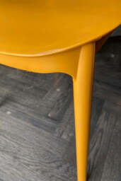 Stackable Garden Chair in Ochre Yellow - SECONDS - thumbnail 5