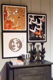 Chasing Tigers Square Art Print - Available Framed Or Unframed - thumbnail 5