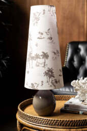 Beautiful Desert Island Tapered Table Lamp - thumbnail 3