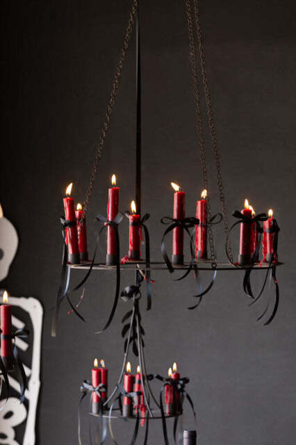 Chic Metal Candlestick Chandelier - image 1