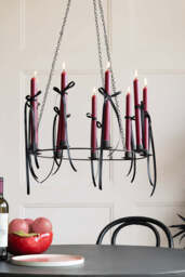 Chic Metal Candlestick Chandelier - thumbnail 4
