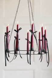 Chic Metal Candlestick Chandelier - thumbnail 5