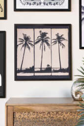 Artistic Palm Silhouettes 50cm x 50cm Art Print - Available in 4 Options - thumbnail 5