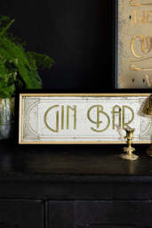 Vintage-Style Gin Bar Mirror - thumbnail 4