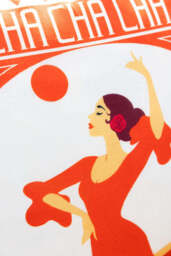 Red Cha Cha Cha Outdoor Cushion - thumbnail 4