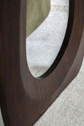 Curved Mango Wood Dining Table - thumbnail 4