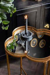 Lucky Clover Mirrored Side Table - thumbnail 3