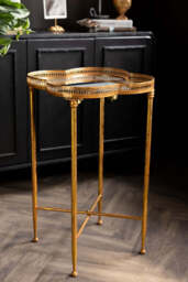 Lucky Clover Mirrored Side Table - thumbnail 4