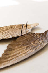 Gold Winged Metal Candle Decoration - thumbnail 5