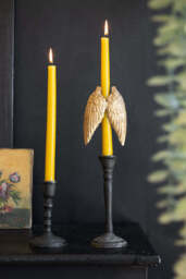 Gold Winged Metal Candle Decoration - thumbnail 3