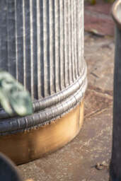 Set of 3 Industrial Style Iron Planters - thumbnail 3