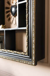 Ornate Black & Gold Framed Wall Shelf - thumbnail 5