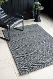 Sloan Monochrome Geometric Rug - 4 Sizes Available - thumbnail 1