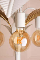 Globe E27 6W Amber LED Light Bulb - thumbnail 3