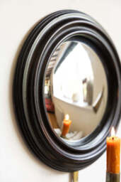 Round Convex Mirror Wall Sconce - thumbnail 5