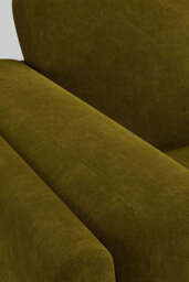 The Grace Medium Sofa In Luxe Needlecord Velvet Vintage Green - thumbnail 5