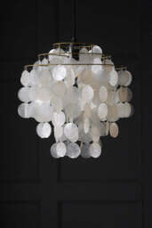 Natural Shell Tiered Ceiling Light Shade - thumbnail 3