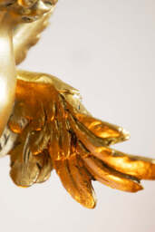Quirky Gold Cherub Ceiling Pendant Light - thumbnail 5