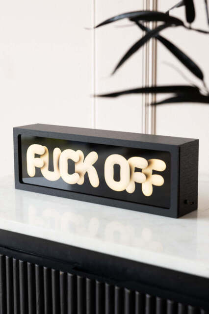 Fuck Off Light Box - image 1