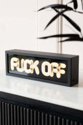 Fuck Off Light Box - thumbnail 1