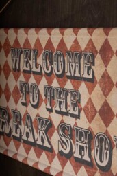 Vintage-Style Freak Show Wall Art - thumbnail 3