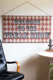 Vintage-Style Freak Show Wall Art - thumbnail 1