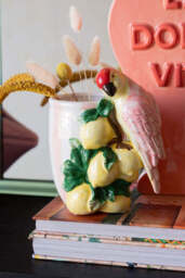 Lemon & Parrot Pink Stripe Indoor Planter - thumbnail 5