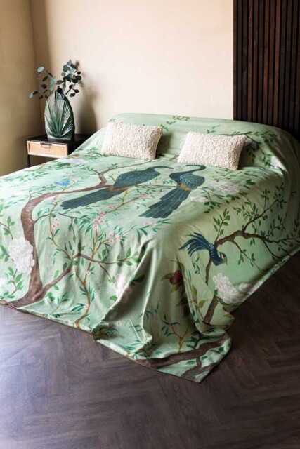 Cedomin Quilt Tapestry Throw In Mint - image 1