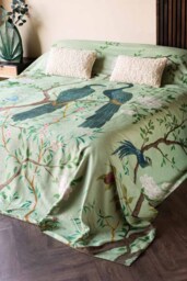 Cedomin Quilt Tapestry Throw In Mint - thumbnail 4
