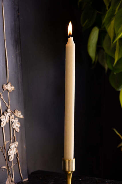 Beautiful Dinner Candle - Dusky Rose Pink - image 1