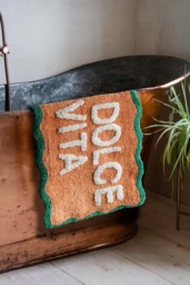 Peach La Dolce Vita Bath Mat - thumbnail 3