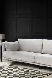 Modern Natural Boucle 3-Seater Sofa - thumbnail 3