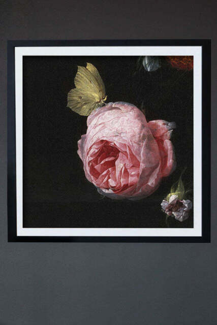 Dark Rose Art Print - image 1