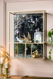 Chinoiserie Mirror Shelving Unit - thumbnail 1