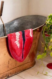 Bold Red Lips Bath Mat - thumbnail 3